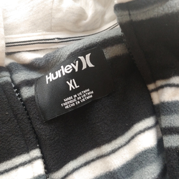 HURLEY NEW boys Artic Fleece Full Zip Hoodie Shacket - Picture 11 of 13